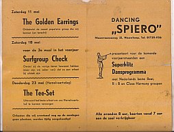 Golden Earring show ad May 11 1968 Nieuwkoop - Dancing Spiero